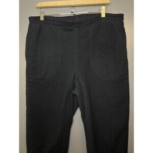 Diving Unlimited International Pants Mens Medium Black Fleece Stirrup Thermal